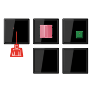 Набор системы срочного вызова с ИБП, NRS LS 0834-2 SW